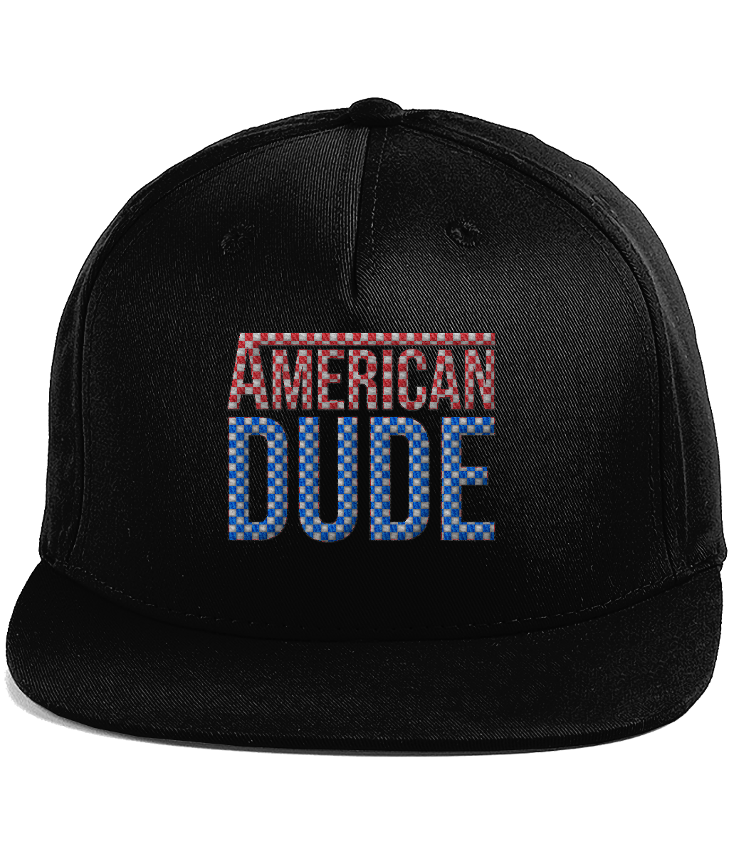 Youth American Dude Embroidered Snapback Hat