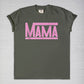 Pink Checkered Mama •PLUS SIZE• Comfort Color Tee