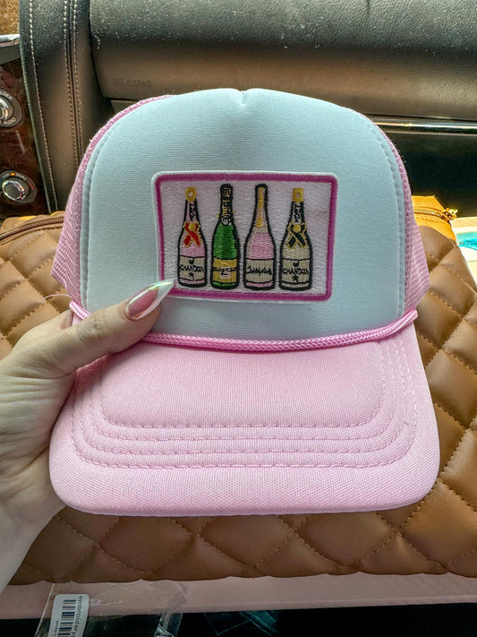 Champagne trucker hat