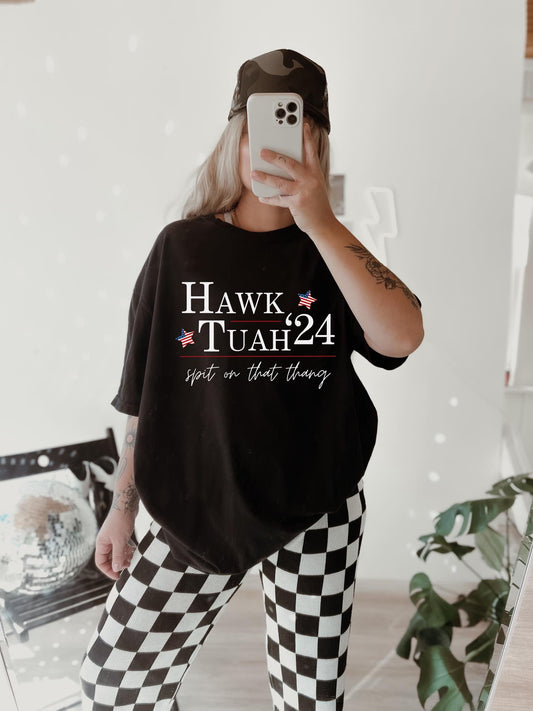 Hawk Tuah - Comfort Colors - 2 wordings
