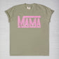 Pink Checkered Mama •PLUS SIZE• Comfort Color Tee