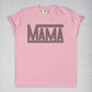 Black Checkered Mama Comfort Color Tee