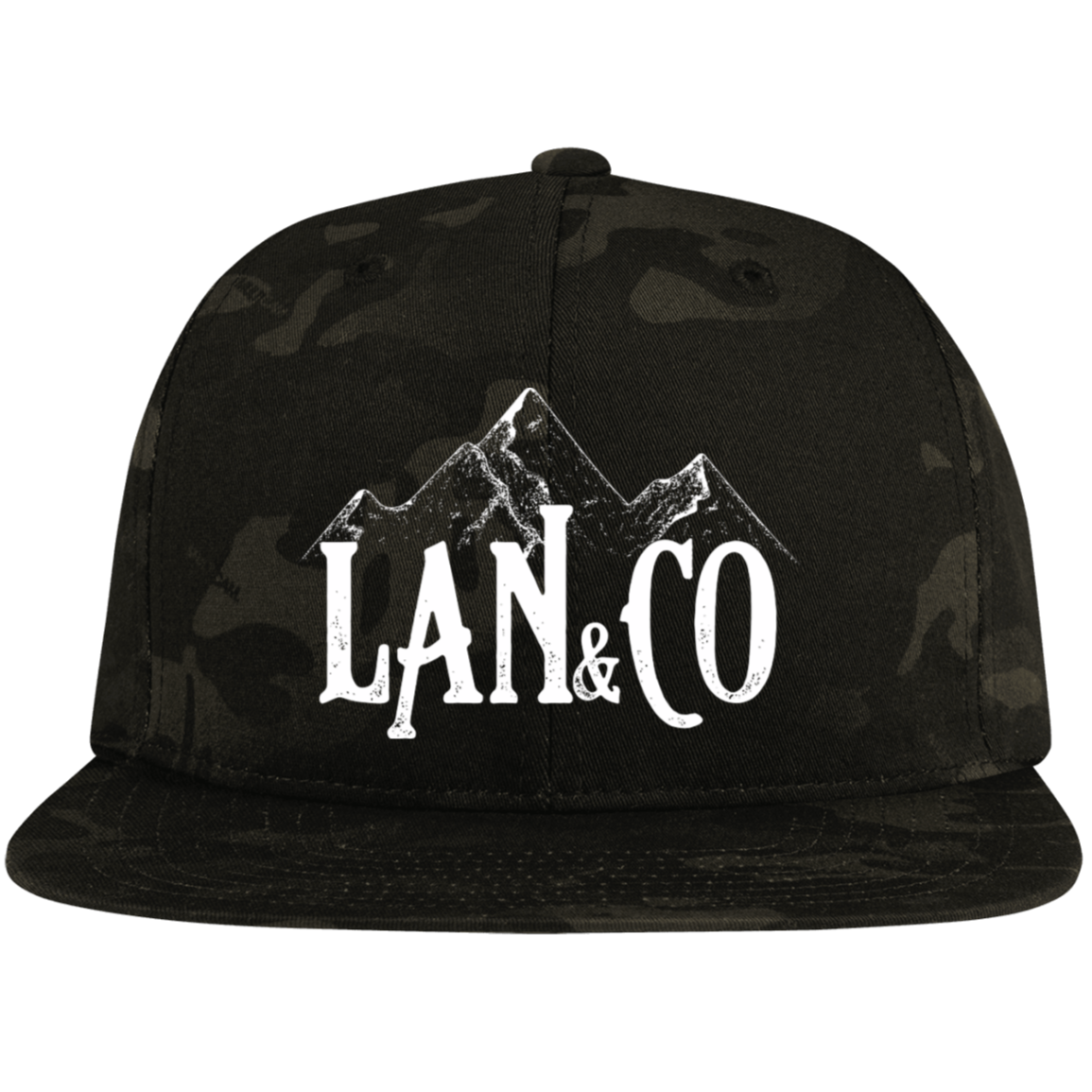 Lan & Co. Black Camo Snapback
