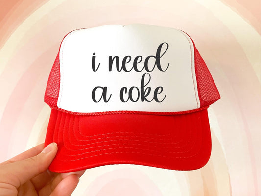 I Need A Soda Trucker Hat