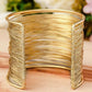 Gold Luxury Heavy Metal High Quality Open Wire Bracelet