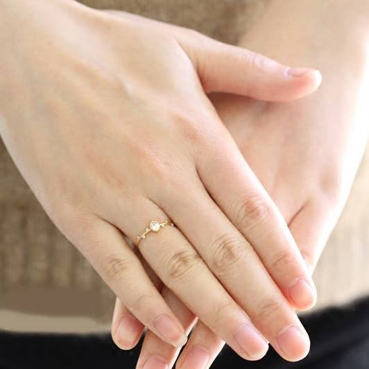 14K Gold Elegant Wedding Ring