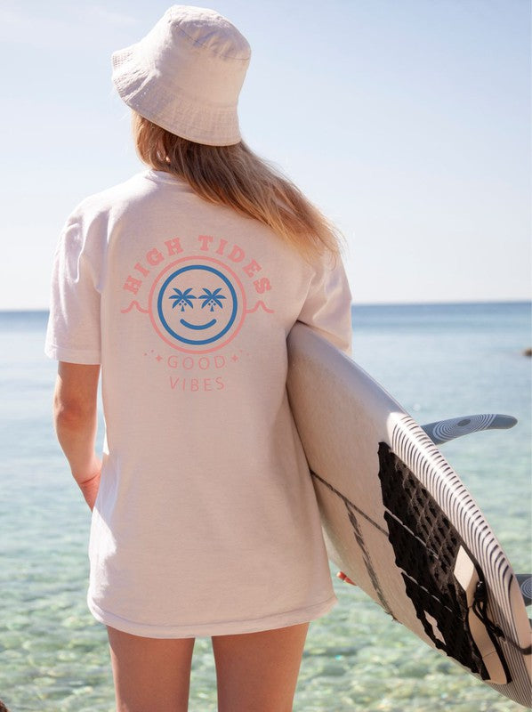 High Tides and Good Vibes Graphic Tee