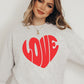 Bubble Love Crew Sweatshirt