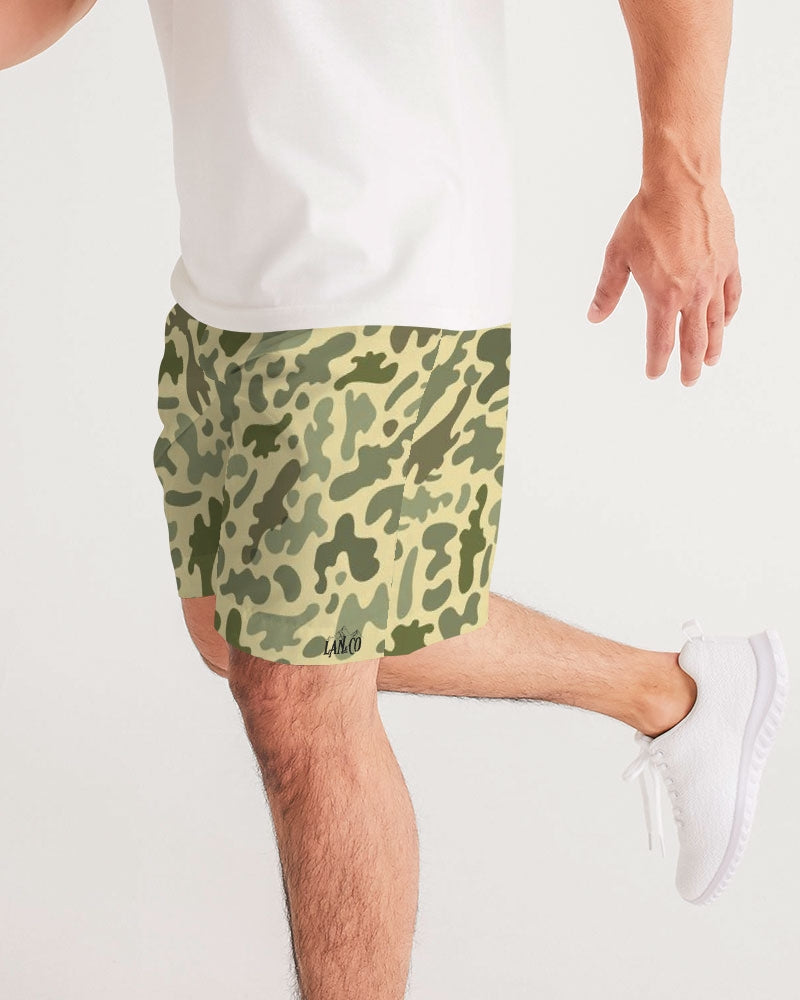 Lan & Co. Branded Deer Retro Camo Mens Jogger Shorts