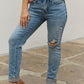 Judy Blue Macy Full Size Mid Rise Boyfriend Jeans