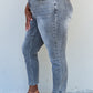 Judy Blue Racquel Full Size High Waisted Stone Wash Slim Fit Jeans