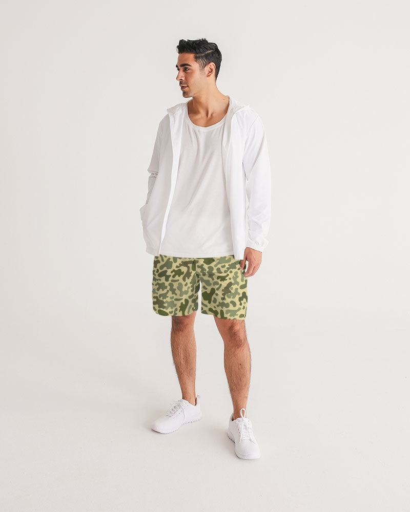 Lan & Co. Branded Deer Retro Camo Mens Jogger Shorts