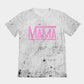 Pink Checkered Mama Distressed Tee