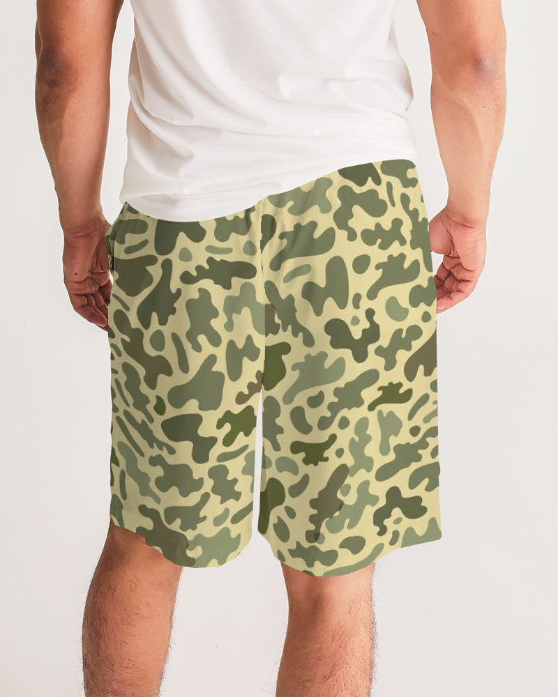 Lan & Co. Branded Deer Retro Camo Mens Jogger Shorts