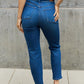 Judy Blue Melanie Full Size High Waisted Distressed Boyfriend Jeans