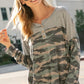 CAMOUFLAGE HENLEY TOP