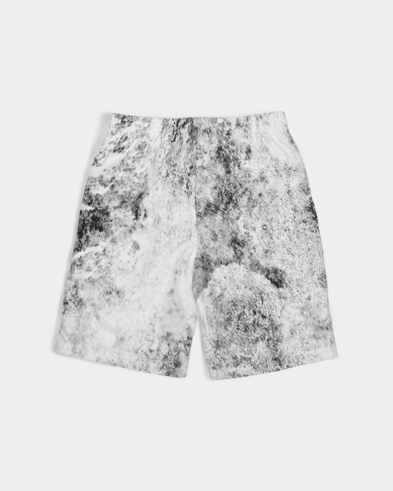 Lan & Co. Boys Black/White Grunge Swim Trunks Boys Swim Trunk