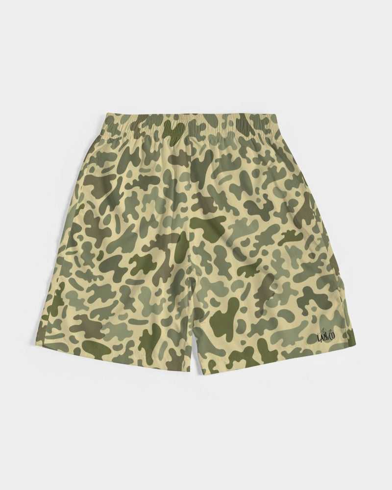 Lan & Co. Branded Deer Retro Camo Mens Jogger Shorts