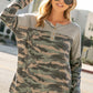 CAMOUFLAGE HENLEY TOP
