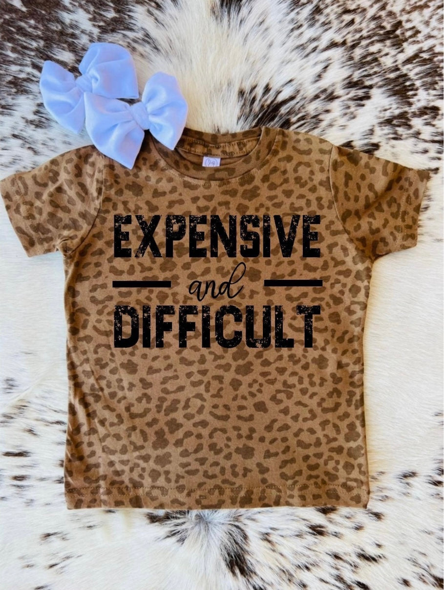 Expensive and Difficult Leopard Tee
