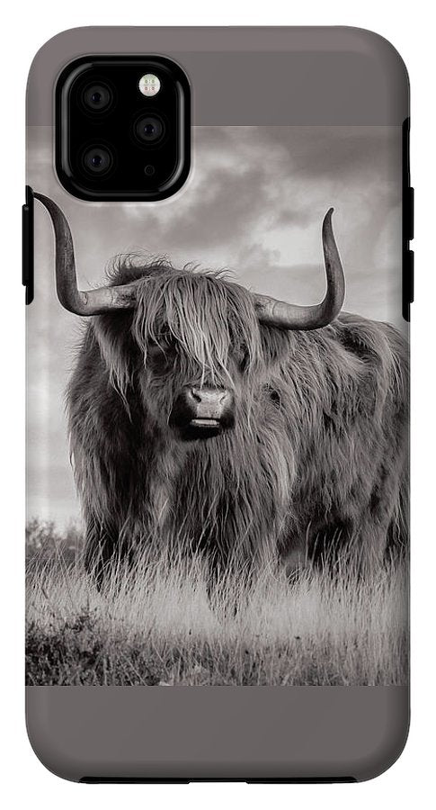 Scottish Highland Cow Sign - Phone Case