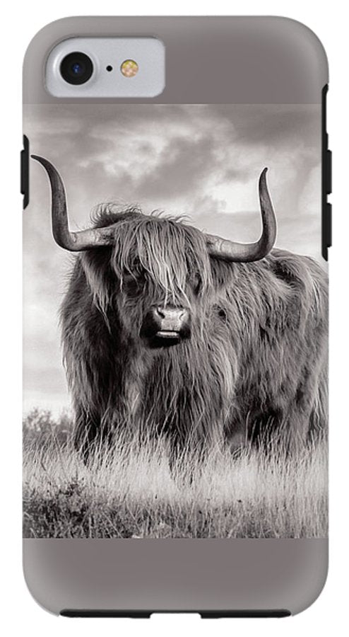 Scottish Highland Cow Sign - Phone Case