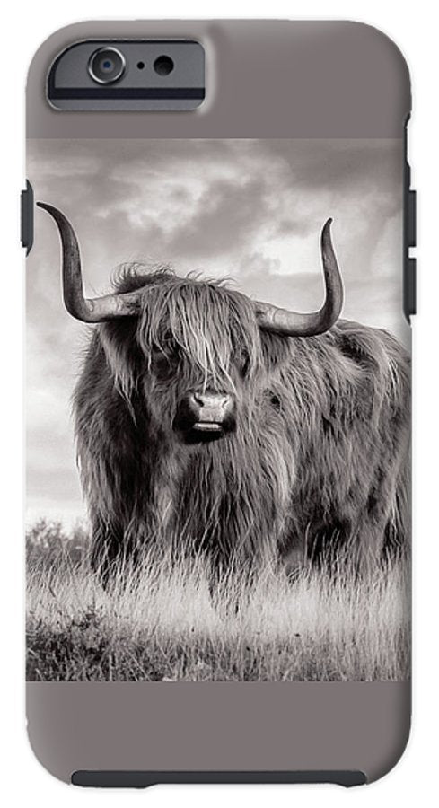 Scottish Highland Cow Sign - Phone Case