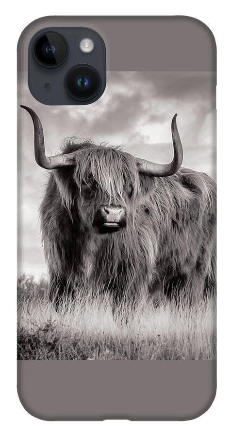 Scottish Highland Cow Sign - Phone Case