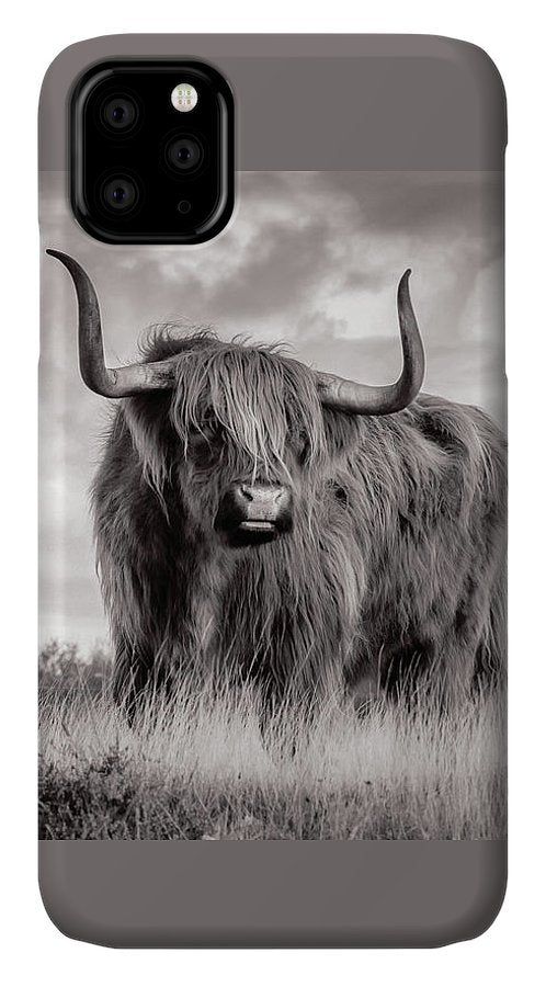 Scottish Highland Cow Sign - Phone Case